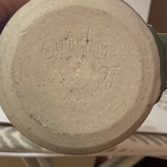 Handmade hand-painted coffee mugs (set of 2) - Picture 4 of 7